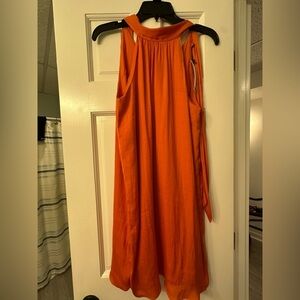 NWT Naked Zebra Sleeveless Tie Dress